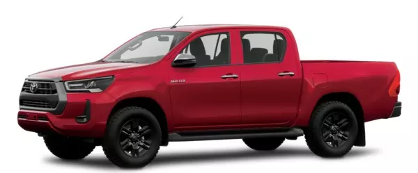 Toyota Hilux màu đỏ