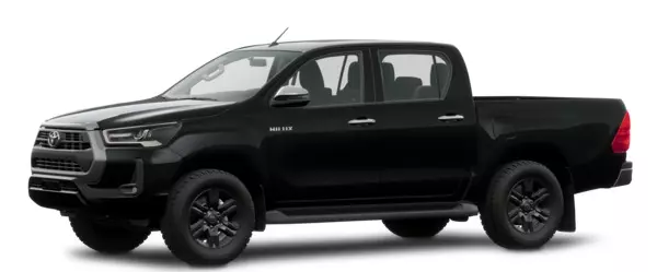 Toyota Hilux màu đen