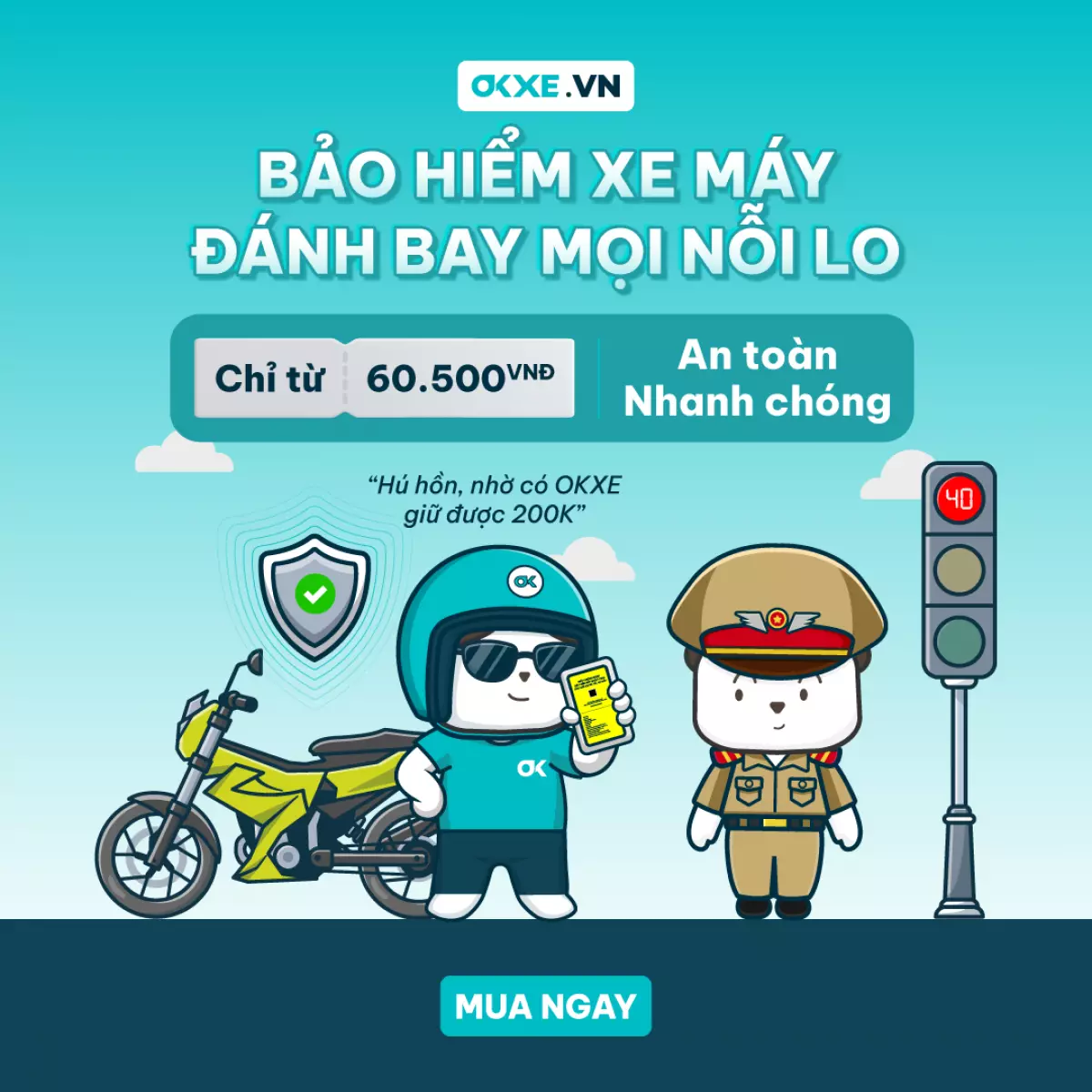 Giá bảo hiểm xe máy