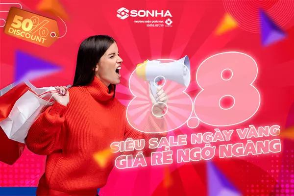 Siêu sale 8/8 giá rẻ ngỡ ngàng mọi ngành hàng