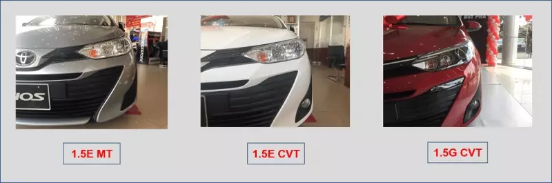 Ngoại thất của Toyota Vios 2019