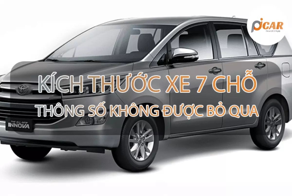 kích thước xe 7 chỗ