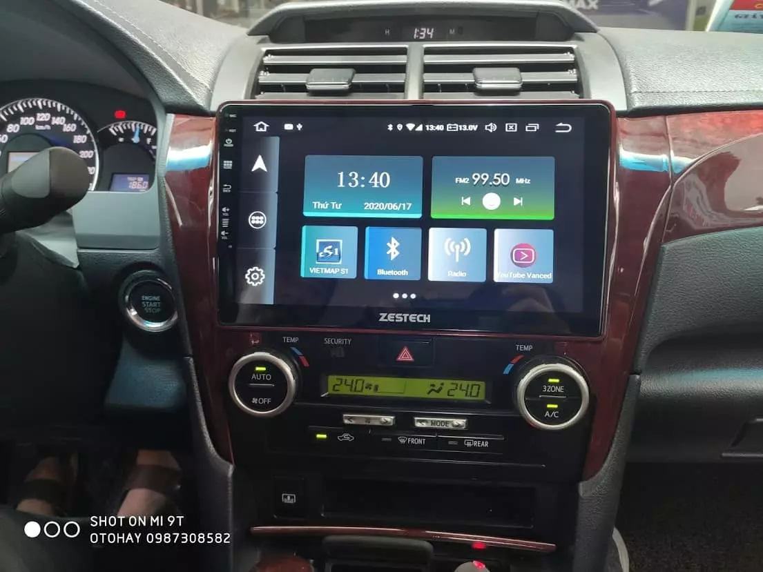 màn hình android ô tô zestech