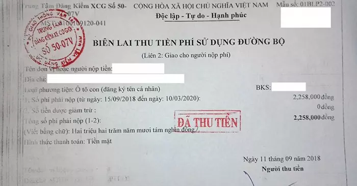 Đóng phí đường bộ xe tải khi nào, ở đâu