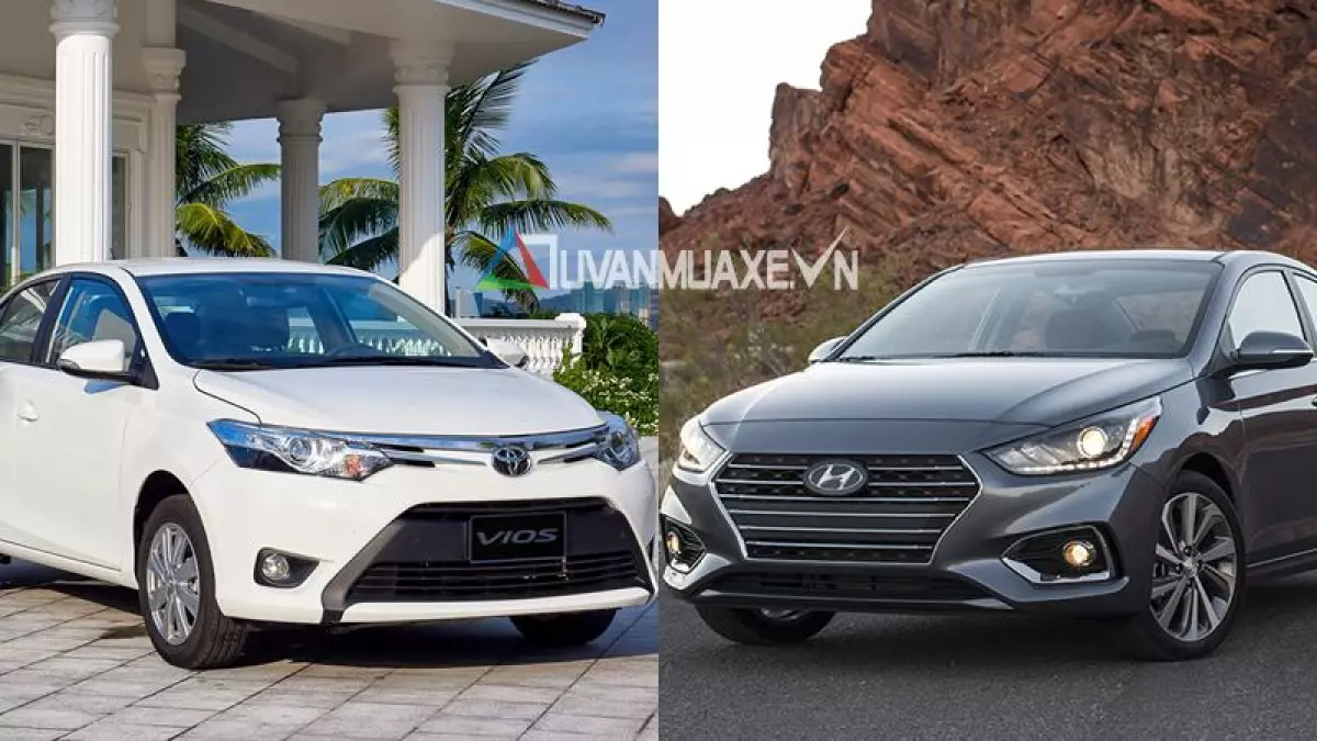 So sánh xe Toyota Vios 2018 và Hyundai Accent 2018 - Ảnh 1