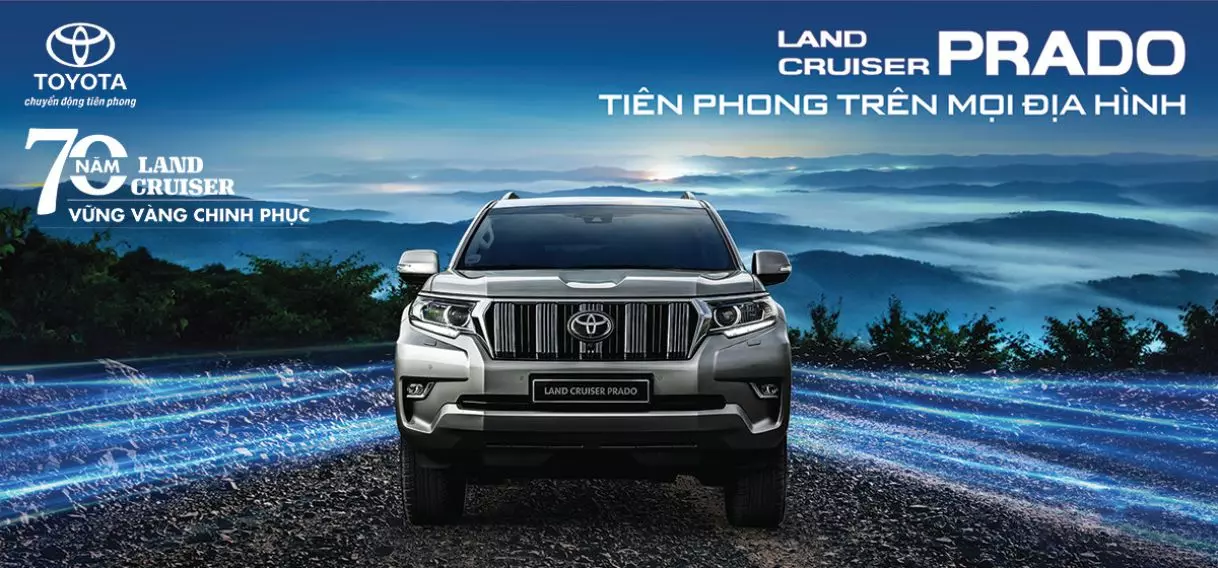 Land Cruiser Prado với vẻ ngoài bắt mắt