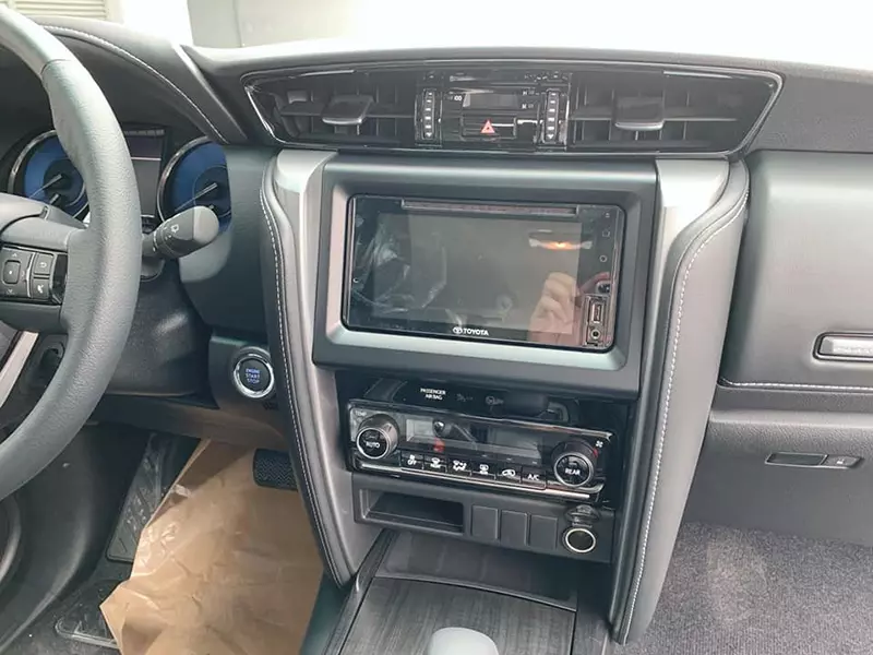 Interior of Toyota Fortuner