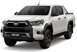 Toyota Hilux màu trắng ngọc trai (070)