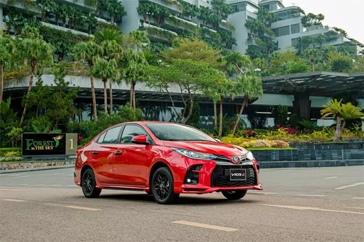 màu xe Toyota Vios