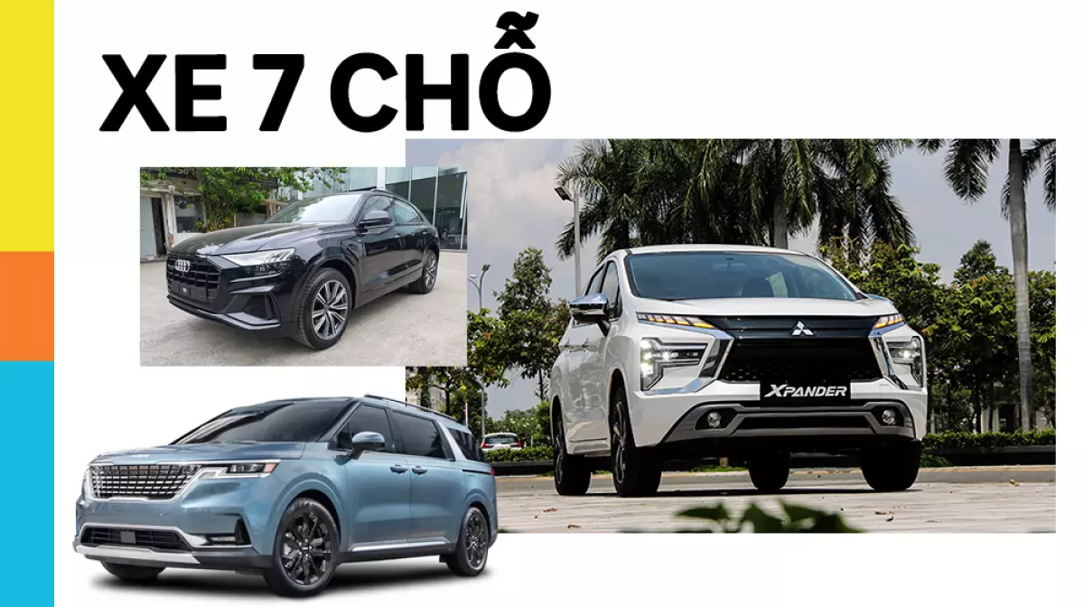 Tổng hợp giá xe ô tô 7 chỗ tại Việt Nam cập nhật mới nhất