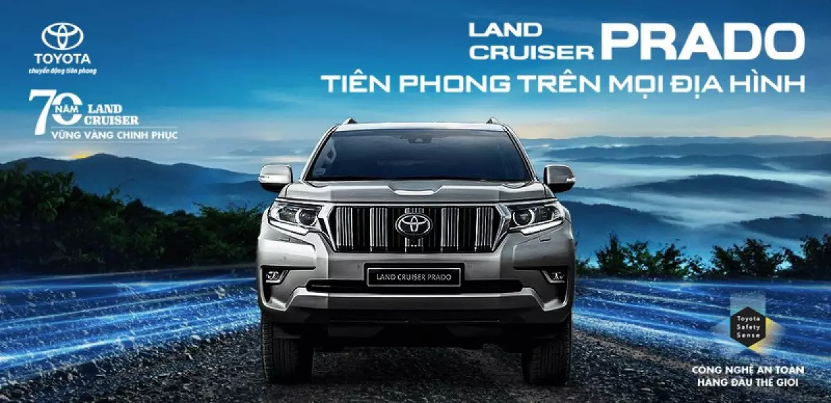 Toyota Prado 2023 vừa ra mắt