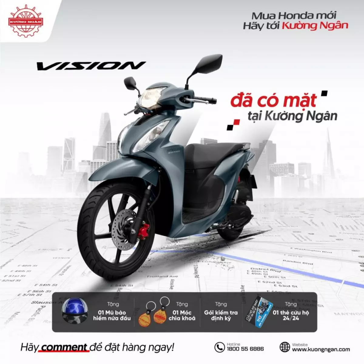 Cập nhật giá xe Vision 2023 tại các đại lý Honda