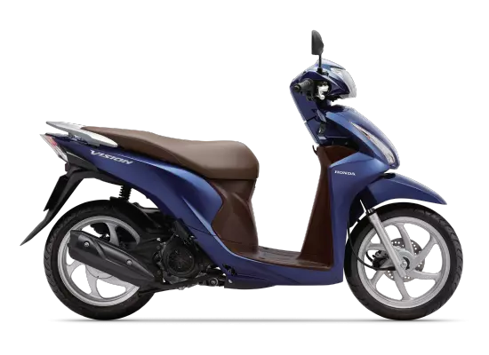 Honda Vision màu vàng nhạt nâu