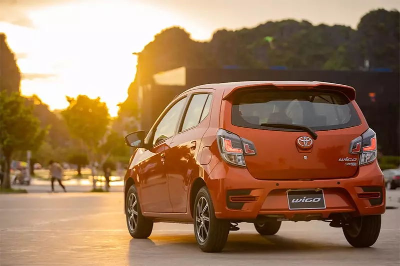 Đánh giá ngoại thất đuôi xe Toyota Wigo 2021