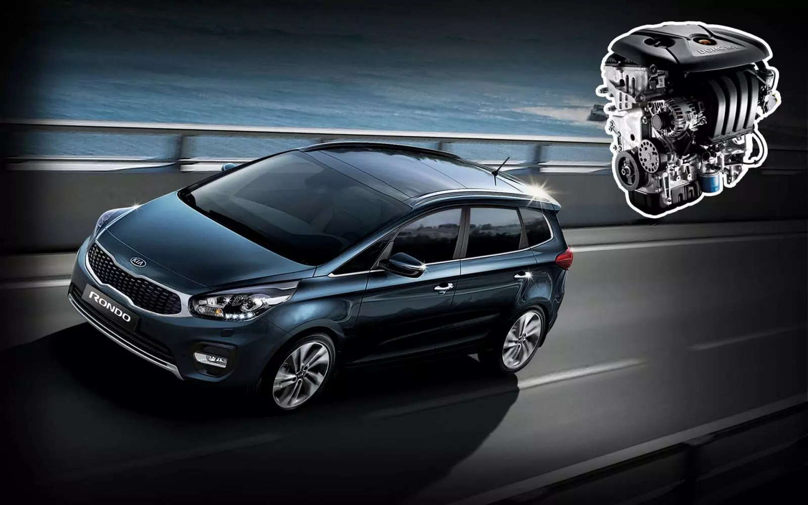 động cơ Kia Rondo 2021.