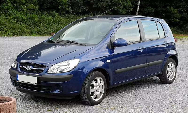 Xe ô tô cũ giá rẻ dưới 150 triệu Hyundai Getz có kích thước nhỏ gọn và tiện nghi