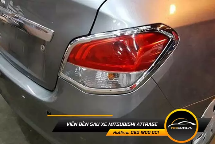 Phụ Kiện Xe Mitsubishi Attrage - Viền đèn trước xe