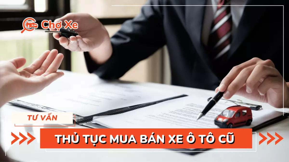 thủ tục mua bán xe ô tô cũ