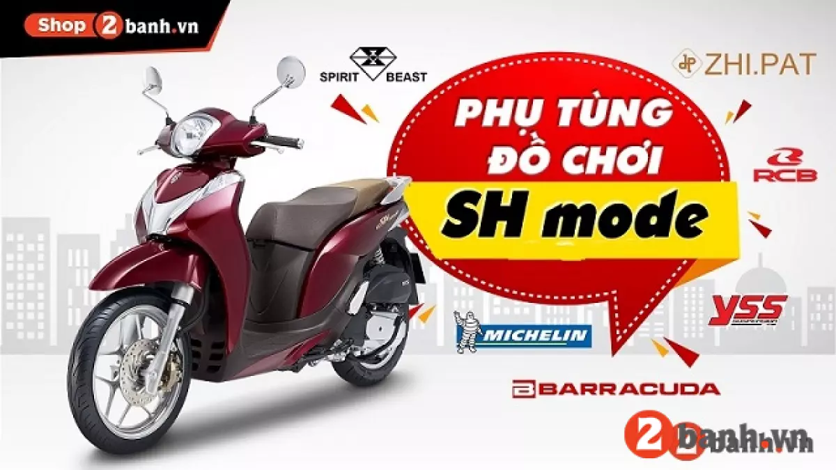 Tư vấn phụ tùng đồ chơi xe SH Mode 2024 mới nhất - 1