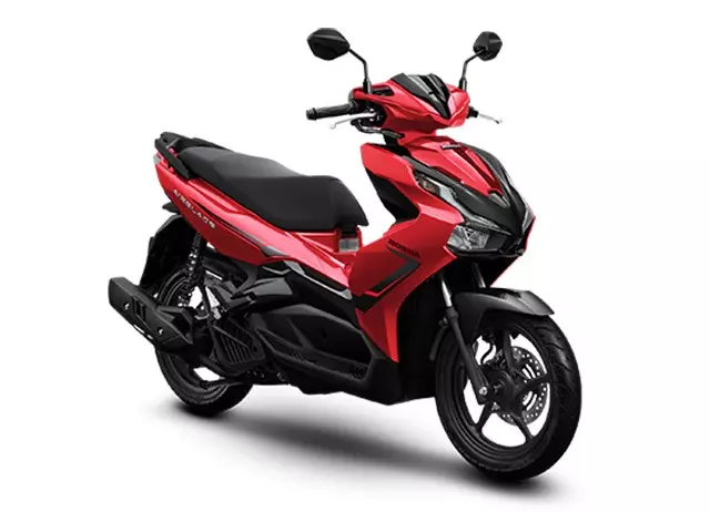 Xe Air Blade 125cc đỏ đen bản tiêu chuẩn