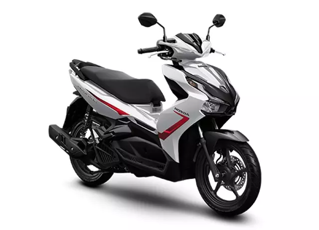 Xe Airblade 125 phiên bản tiêu chuẩn màu trắng đen