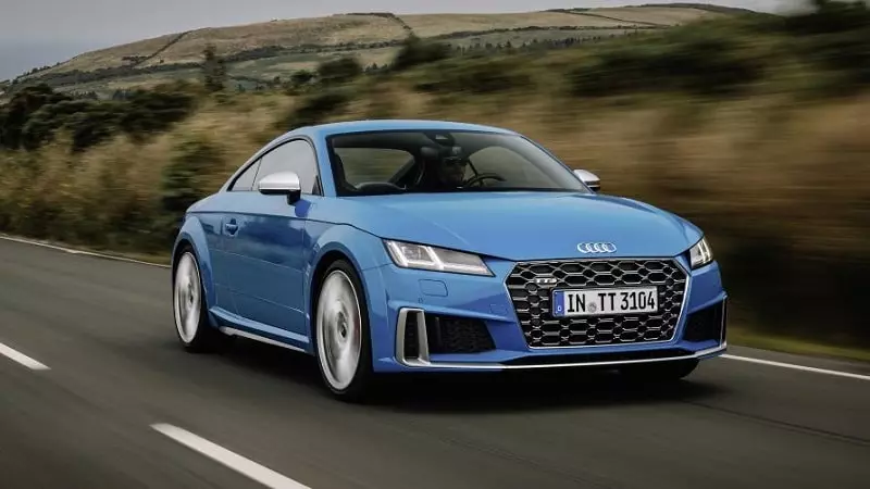 Audi TT 2021 bản màu xanh da trời