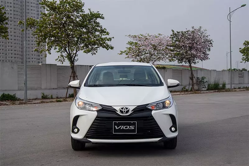 Ngoại thất đầu xe Toyota Vios 2021