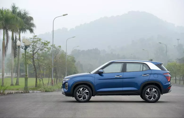 Hyundai Creta sở hữu kích thước Dài x Rộng x Cao lần lượt là 4315 x 1790 x 1660 (mm)