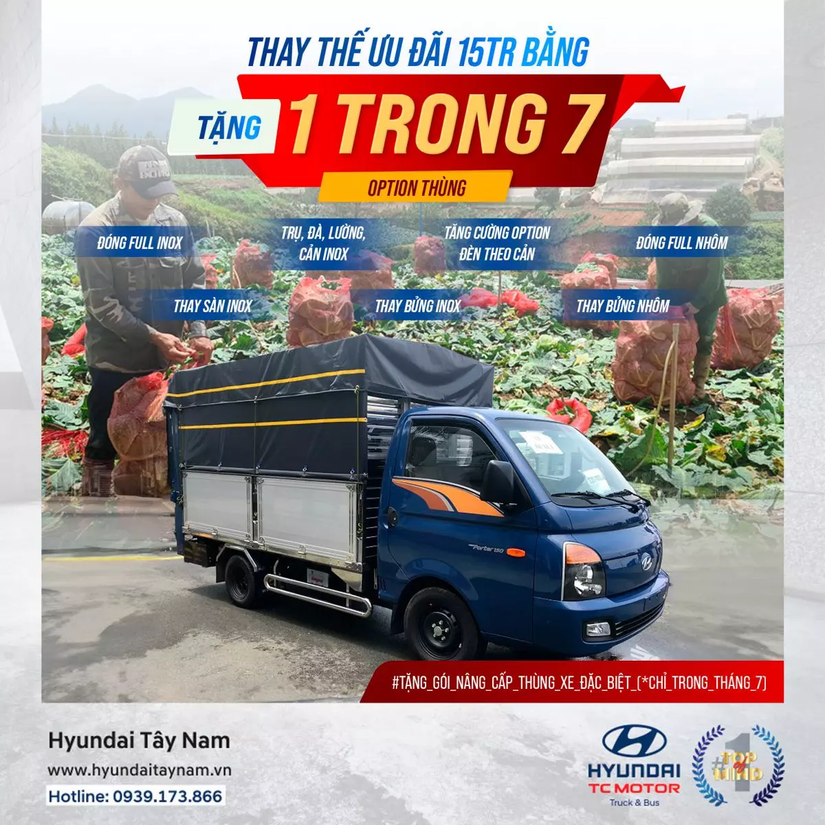 Hyundai H150 tải trọng 1,5 tấn lại đạt tiêu chuẩn khí thải Euro 4