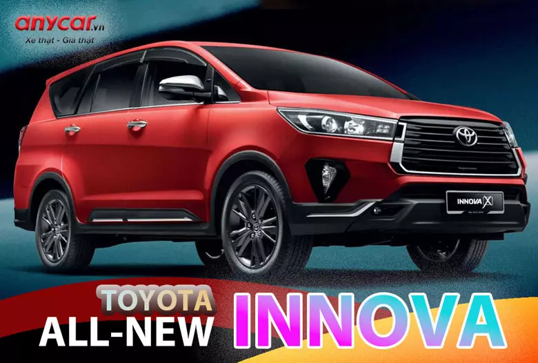 Giá xe Toyota Innova dao động từ khoảng 755 - 995 triệu đồng cho 04 phiên bản