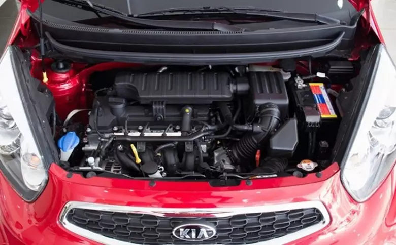 Kia Morning Luxury sử dụng động cơ xăng Kappa 1.25L 4 xi lanh