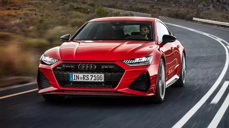 Audi RS7 2021 khi khoang lên mình màu đỏ cá tính