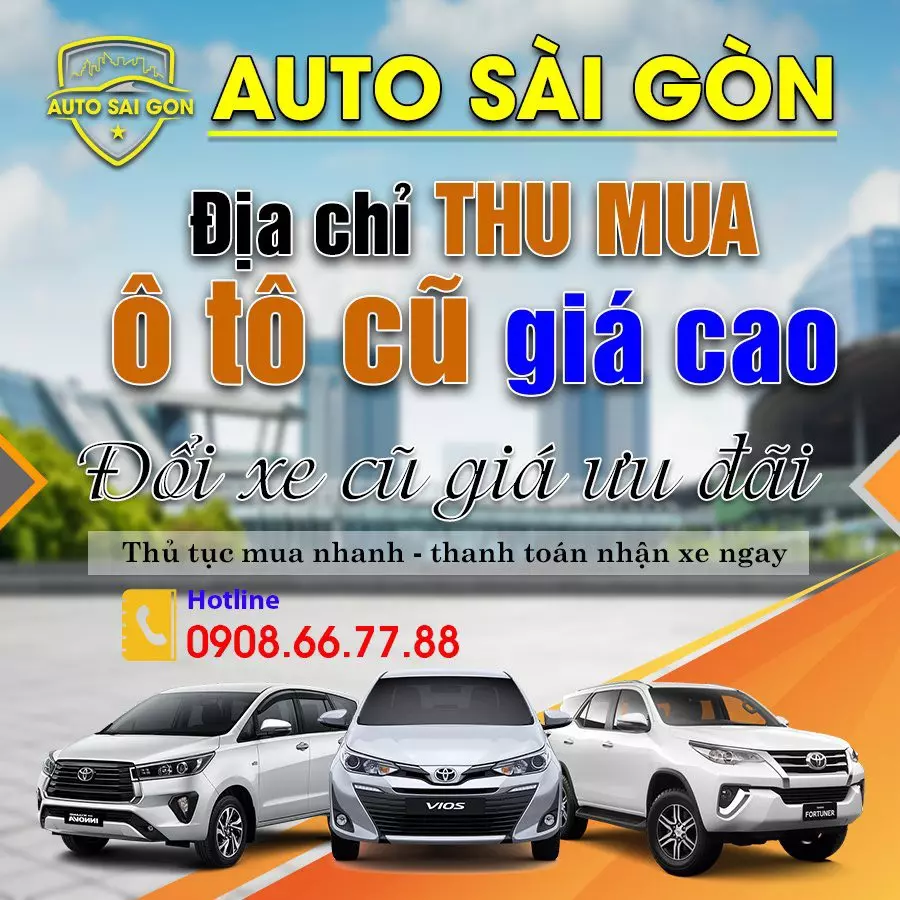 Thu mua xe Ô tô cũ giá cao tại Tp. HCM