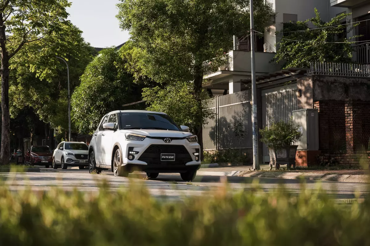 Toyota Raize màu trắng ngọc trai