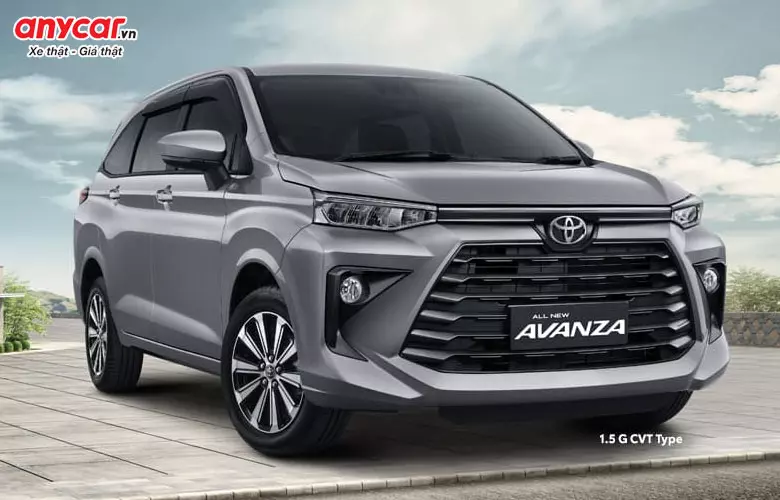 Đầu xe Toyota Avanza được tạo hình to lớn và bề thế