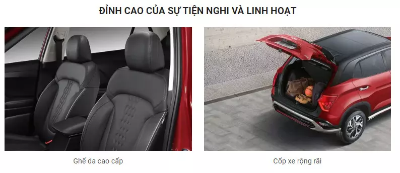 Nội thất của Hyundai Creta