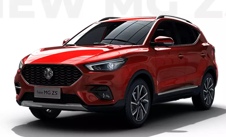 MG ZS 2021 màu trắng