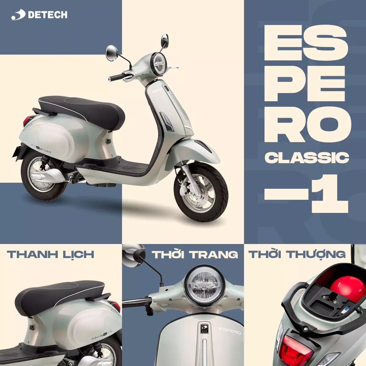 Xe máy điện Vespa Classic Espero