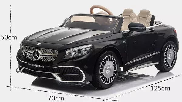 Xe ô tô điện trẻ em Mercedes Maybach S650 | Kích thước