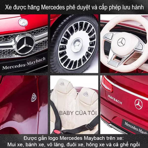 Xe ô tô điện trẻ em Mercedes Maybach S650