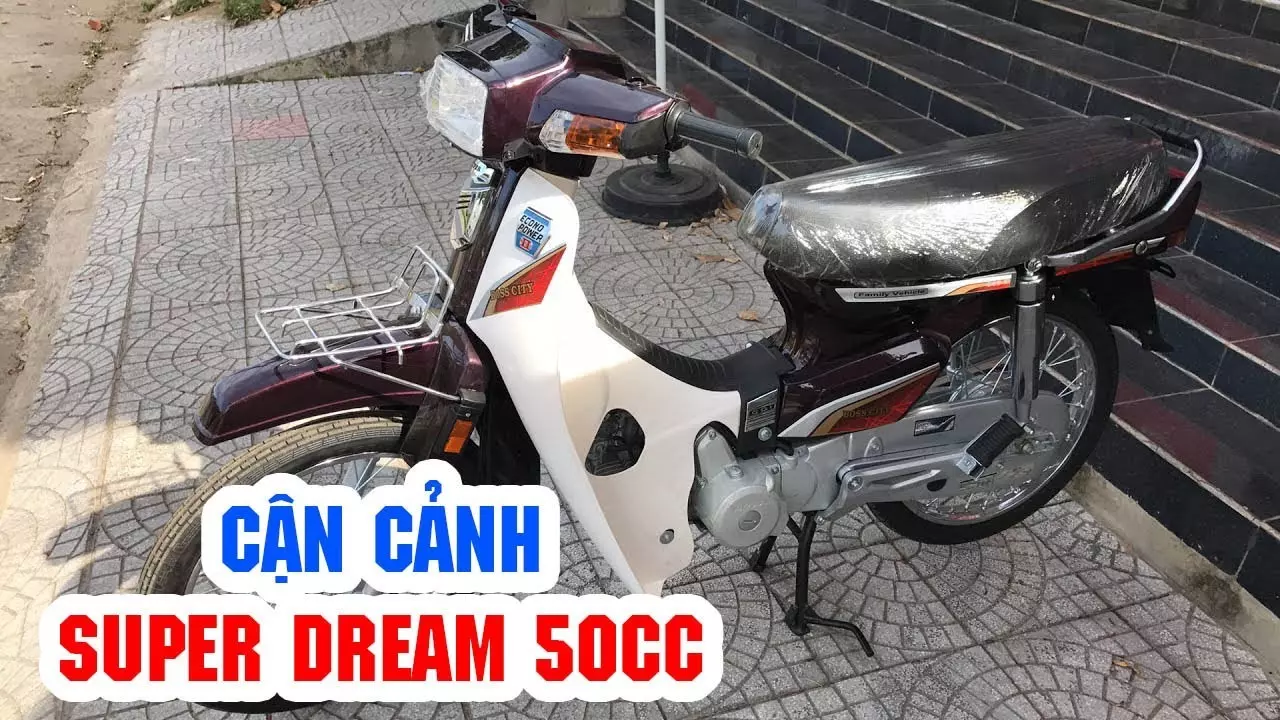 Super Dream 50cc sở hữu khối động cơ mạnh mẽ