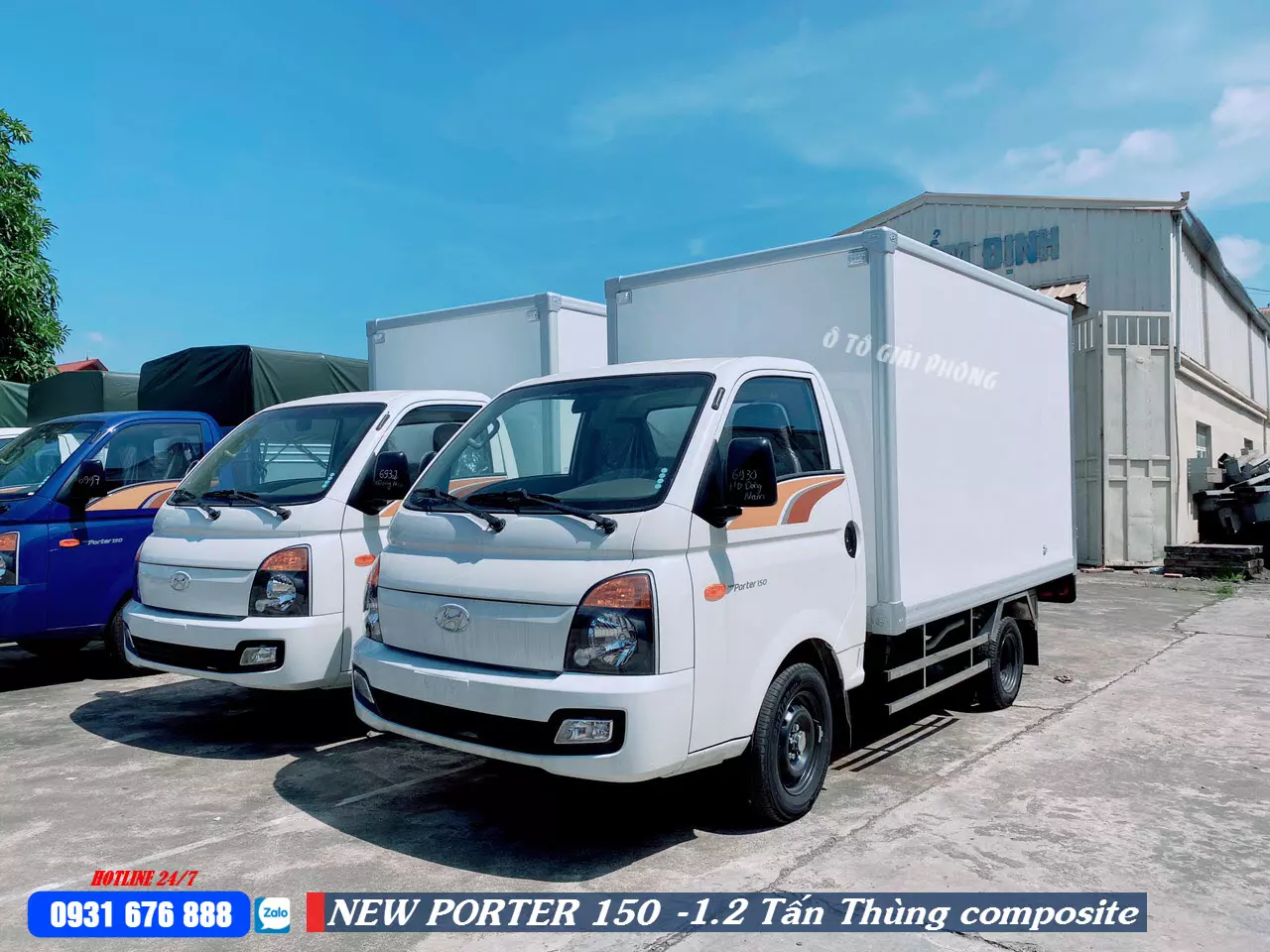 hyundai porter 150 thùng composite