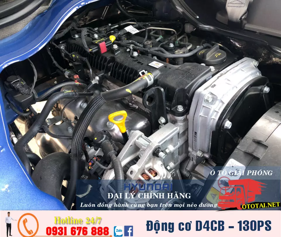 động cơ xe tải 1.5 tấn Hyundai H150