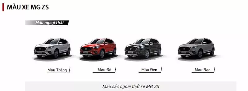 Nội thất MG ZS 2022