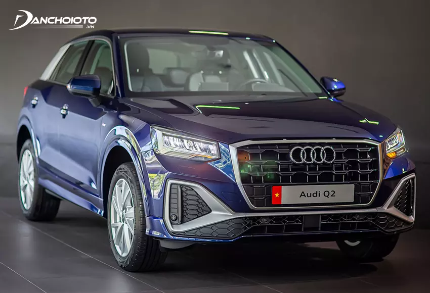 Đuôi xe Audi Q2 2024 ghi điểm với cụm đèn hậu thiết kế đa giác