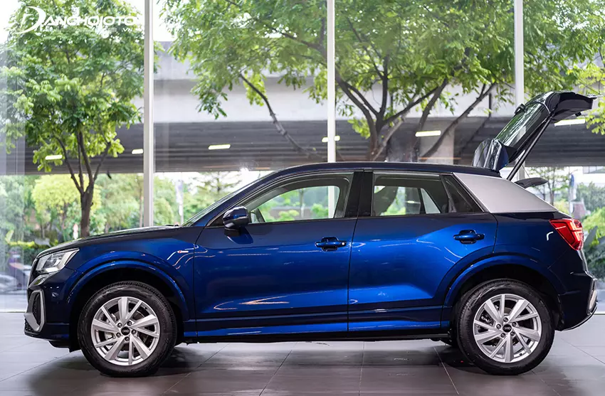 Toàn bộ ghế ngồi trên Audi Q2 2024 sử dụng chất liệu da cao cấp