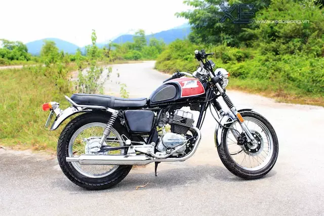 Honda LA 250 độ Classic, sản phẩm đầu tay của nữ sinh viên Hà Nội ảnh 5