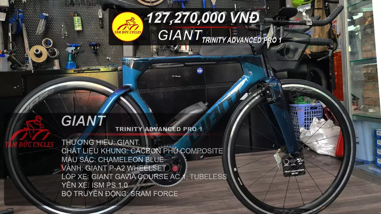 Chiến binh Giant Trinity Adv pro 1, Có vũ khí cho thi đấu 3 môn phối hợp