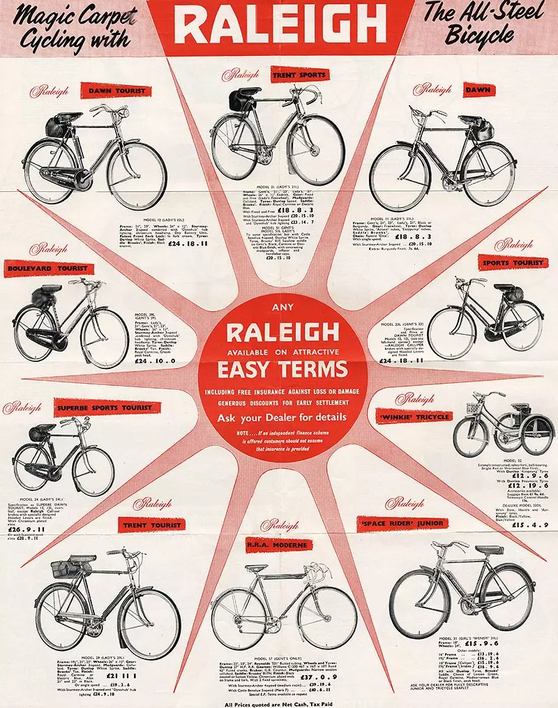 Xe đạp Touring Raleigh