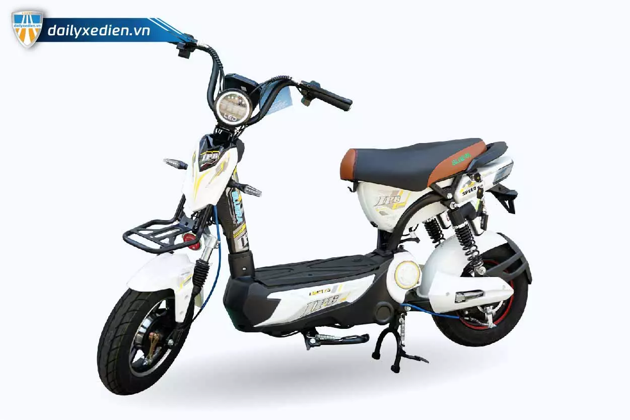 Xe đạp điện Hkbike màu trắng